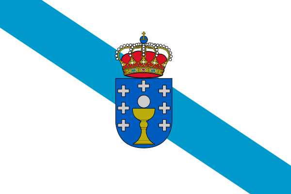 Archivo:Flag of Galicia.svg